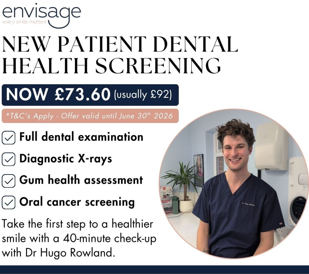 New Patient Dental Health Screening With Dr Hugo Rowland | Now £73.60 (usually £92)
